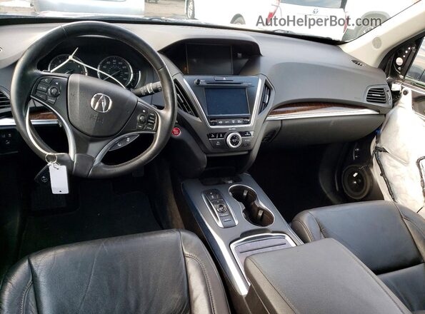 5J8YD4H3XLL020791 2020 ACURA MDX Gray Առջևի վահանակի տեսք