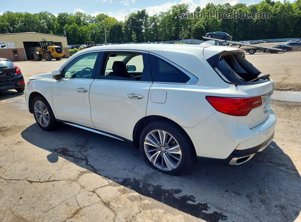 5J8YD4H53JL000431 2018 ACURA MDX White Հետևի ձախ