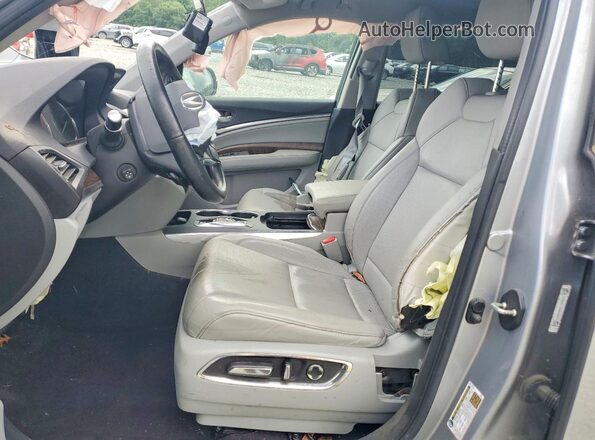 5J8YD4H53LL020293 2020 ACURA MDX Gray Vista interior delantera