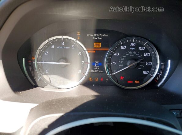 5J8YD4H55LL031599 2020 ACURA MDX Белый Вид щитка приборов