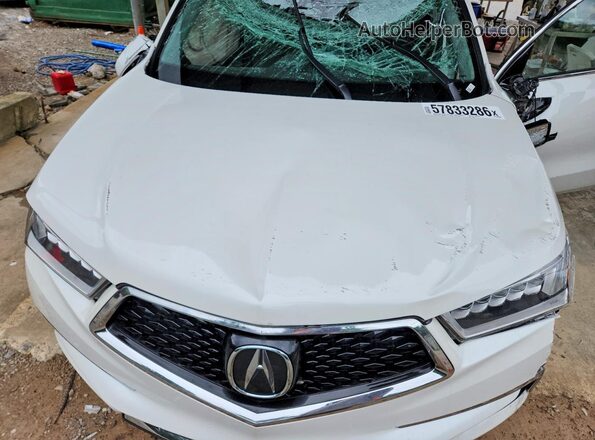 5J8YD4H56LL023625 2020 ACURA MDX White Widok wnętrza z tyłu