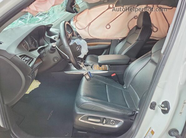 5J8YD4H56LL023625 2020 ACURA MDX White Widok wnętrza z przodu
