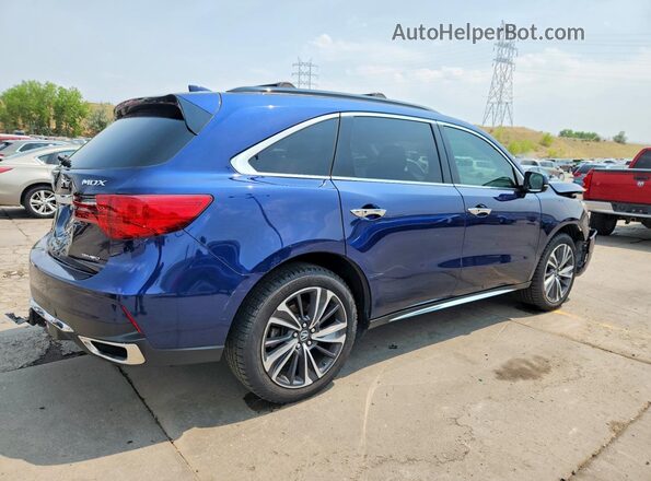 5J8YD4H57KL004841 2019 ACURA MDX Blue უკანა მარჯვენა
