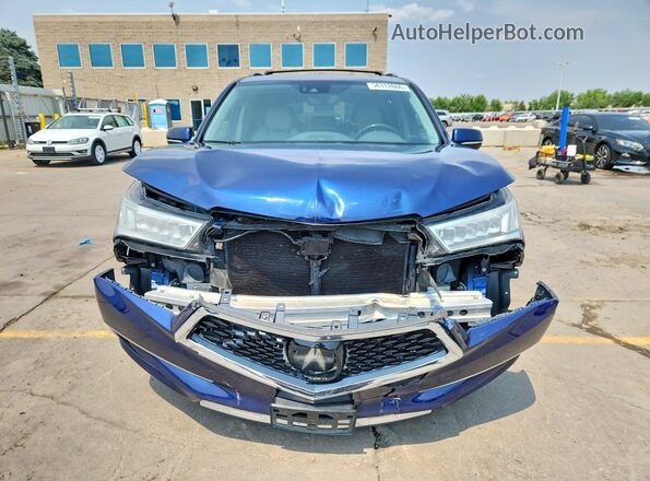 5J8YD4H57KL004841 2019 ACURA MDX Blue წინა ხედი