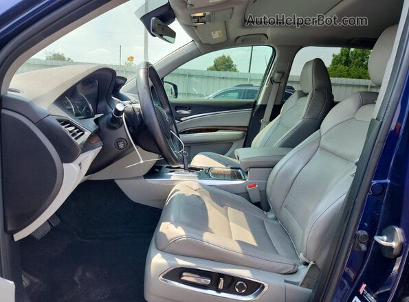 5J8YD4H57KL004841 2019 ACURA MDX Blue წინა სალონის ხედი