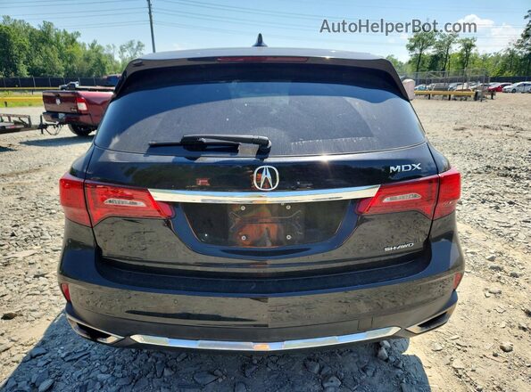 5J8YD4H58LL020029 2020 ACURA MDX Black Вид ззаду