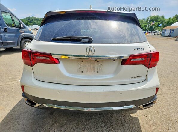 5J8YD4H81JL009574 2018 ACURA MDX White Widok z tyłu