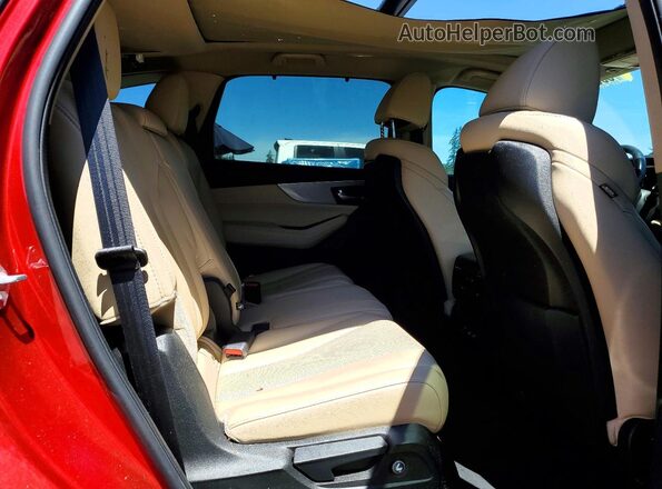 5J8YD9H46NL002085 2022 ACURA MDX Красный Вид задней части салона