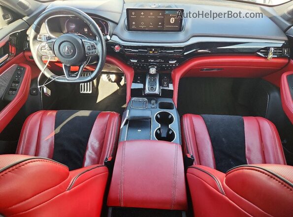 5J8YE1H08PL015841 2023 ACURA MDX Белый Вид панели приборов