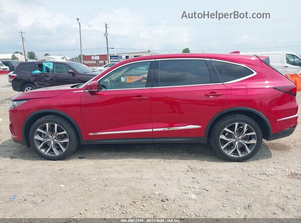5J8YE1H40RL007206 2024 ACURA MDX Red Панорамний вид салону 360°