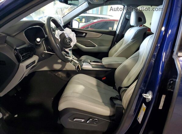 5J8YE1H44PL034227 2023 ACURA MDX Blue წინა სალონის ხედი