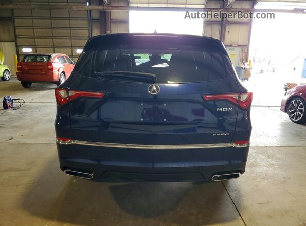 5J8YE1H44PL034227 2023 ACURA MDX Blue უკანა ხედი
