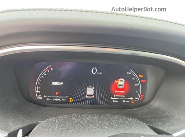 5J8YE1H47PL015414 2023 ACURA MDX Silver Widok zestawu wskaźników