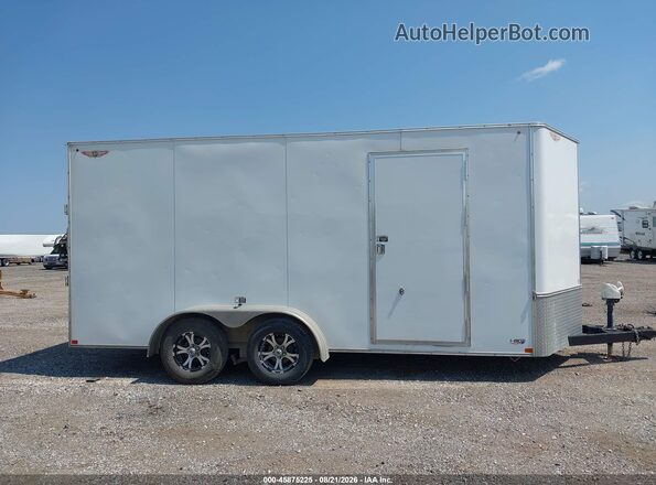 5JWTC1627LN532480 2020 HXH UTILITY TRAILER H8416TFTV-070 White ხელსაწყოთა პანელის ხედი