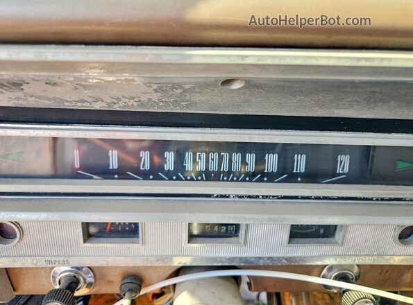5K48C209607 1965 FORD FAIRMONT Коричневый Вид щитка приборов
