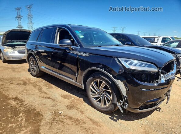 5LM5J0XC2NGL16204 2022 LINCOLN AVIATOR Black Передня права чверть