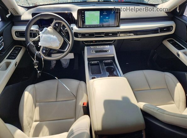 5LM5J6WC2SGL15957 2025 LINCOLN AVIATOR Black წინა პანელის ხედი