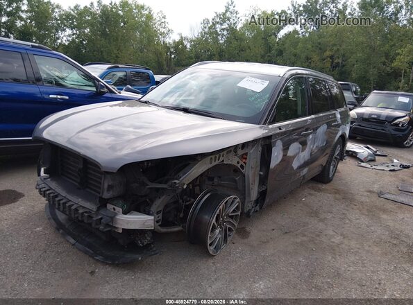 5LM5J6WC7MGL07971 2021 LINCOLN AVIATOR Gray Front left