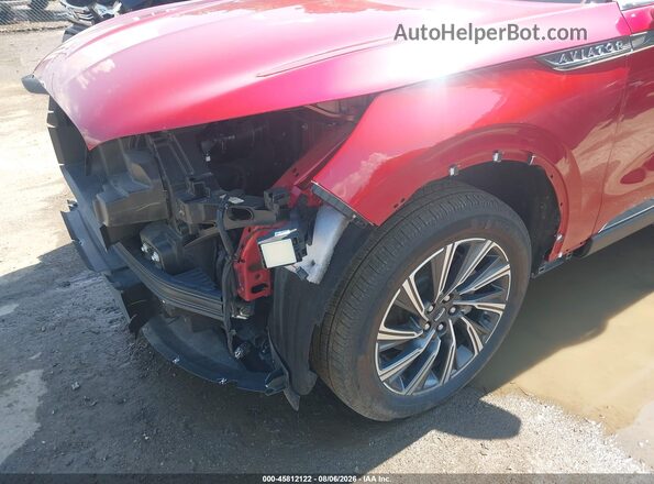 5LM5J6XC6SGL10260 2025 LINCOLN AVIATOR Red 