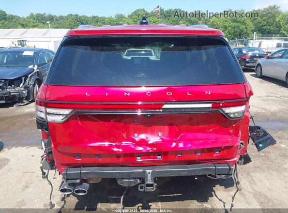 5LM5J6XC6SGL10260 2025 LINCOLN AVIATOR Red 