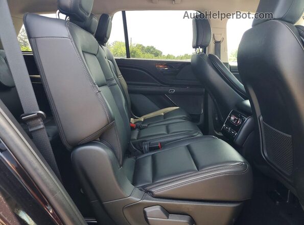 5LM5J6XC7MGL17835 2021 LINCOLN AVIATOR Black უკანა სალონის ხედი