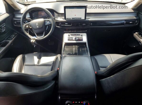 5LM5J6XC7MGL17835 2021 LINCOLN AVIATOR Black წინა პანელის ხედი