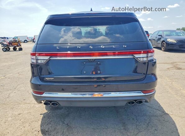 5LM5J6XC7MGL17835 2021 LINCOLN AVIATOR Black უკანა ხედი