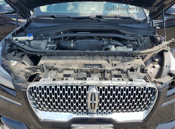 5LM5J6XC7MGL17835 2021 LINCOLN AVIATOR Black ძრავის განყოფილების ხედი