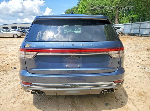 5LM5J7WC3LGL18003 2020 LINCOLN AVIATOR Синий Вид сзади
