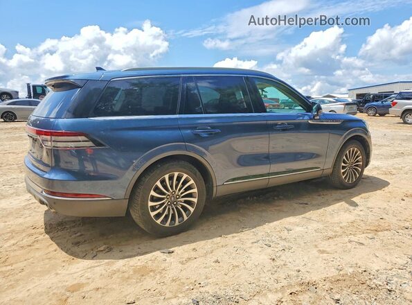 5LM5J7WC3LGL18003 2020 LINCOLN AVIATOR Синий Задняя правая четверть