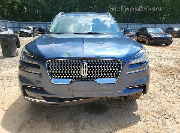 5LM5J7WC3LGL18003 2020 LINCOLN AVIATOR Синий Вид спереди