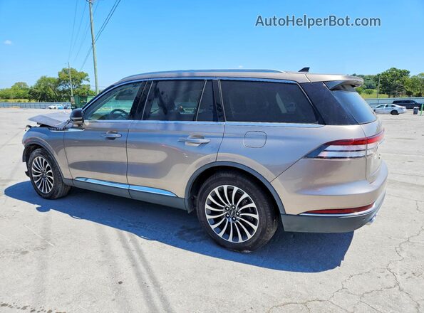 5LM5J7WC5MGL14424 2021 LINCOLN AVIATOR Gold Передня права чверть