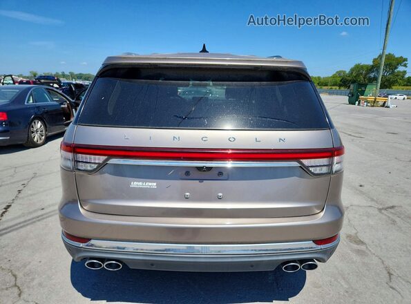 5LM5J7WC5MGL14424 2021 LINCOLN AVIATOR Gold Вид підкапотного простору