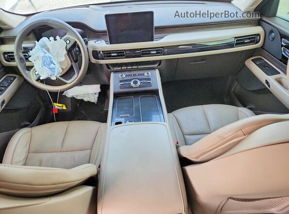 5LM5J7WC5NGL01934 2022 LINCOLN AVIATOR White წინა პანელის ხედი