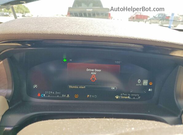 5LM5J7WC6RGL06405 2024 LINCOLN AVIATOR Gray Вид щитка приладів
