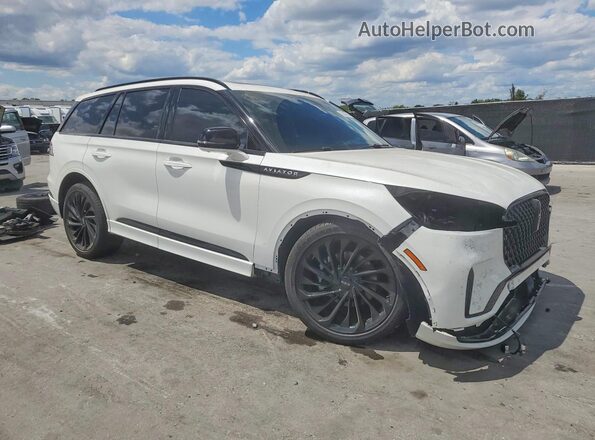 5LM5J7WC7SGL26801 2025 LINCOLN AVIATOR Белый Передняя правая четверть