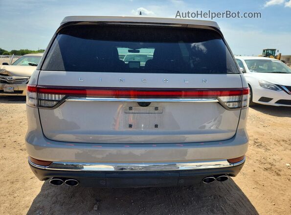 5LM5J7WC9NGL12015 2022 LINCOLN AVIATOR Beige Rear view