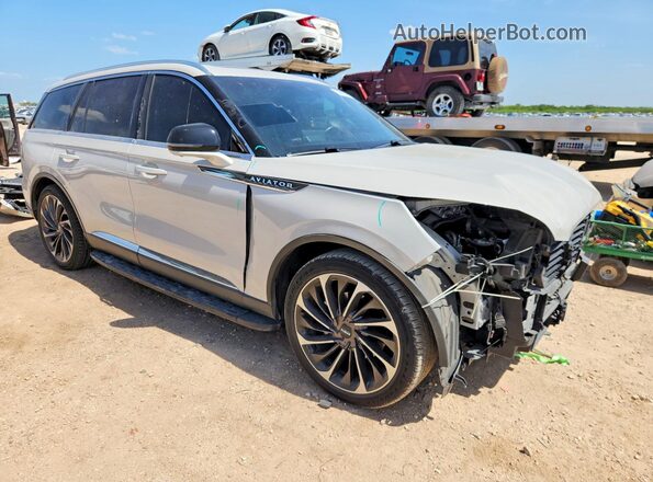 5LM5J7WC9NGL12015 2022 LINCOLN AVIATOR Beige Front right