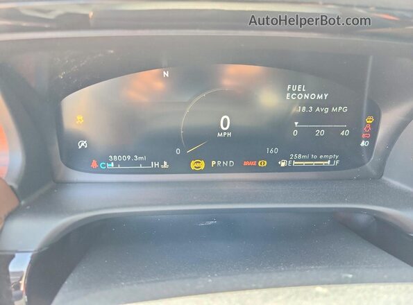 5LM5J7WC9NGL12015 2022 LINCOLN AVIATOR Beige Instrument cluster view