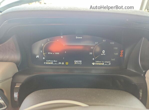 5LM5J7WCXLGL23845 2020 LINCOLN AVIATOR Silver Vista del cuadro de instrumentos