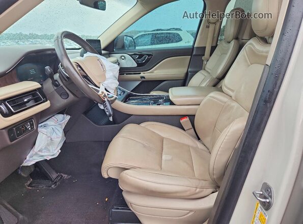 5LM5J7XC0LGL02971 2020 LINCOLN AVIATOR Tan Vista interior delantera