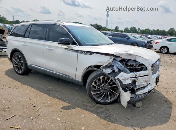 5LM5J7XC1LGL01666 2020 LINCOLN AVIATOR White Передня права чверть