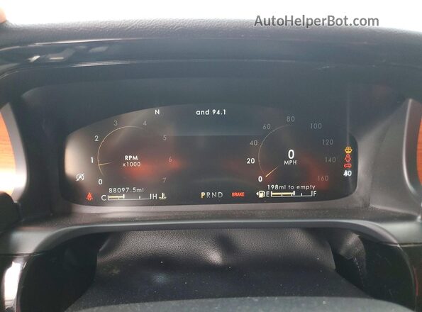 5LM5J7XC1LGL01666 2020 LINCOLN AVIATOR White Вид щитка приладів