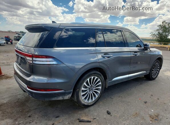 5LM5J7XC1MGL02432 2021 LINCOLN AVIATOR Gray Հետևի աջ