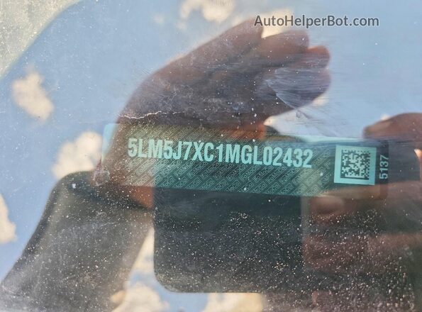 5LM5J7XC1MGL02432 2021 LINCOLN AVIATOR Gray Շարժիչի բաժամունքի տեսք