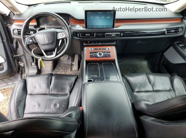 5LM5J7XC1NGL14789 2022 LINCOLN AVIATOR Gray Vista del salpicadero