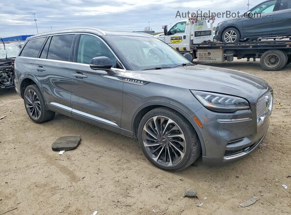 5LM5J7XC1NGL14789 2022 LINCOLN AVIATOR Gray Delantero derecho