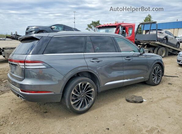 5LM5J7XC1NGL14789 2022 LINCOLN AVIATOR Gray Trasero derecho