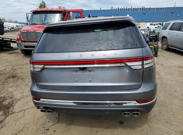 5LM5J7XC1NGL14789 2022 LINCOLN AVIATOR Gray Vista trasera