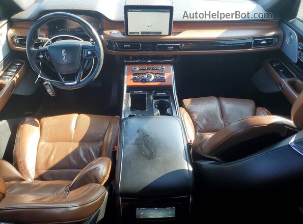5LM5J7XC2LGL17701 2020 LINCOLN AVIATOR Black Dashboard view